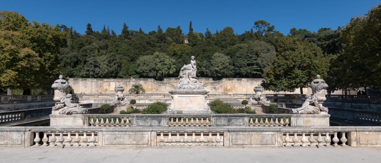 "Le Paisible" Clim Et Jardin En Centre Ville Nimes Exterior foto